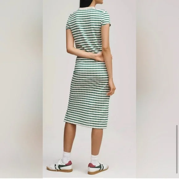 Nation LTD Women’s Ingrid Striped T-shirt Dress Size Small - Picture 2 of 15